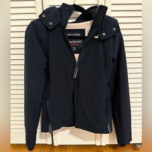 Navy Hollister Hooded Windbreaker